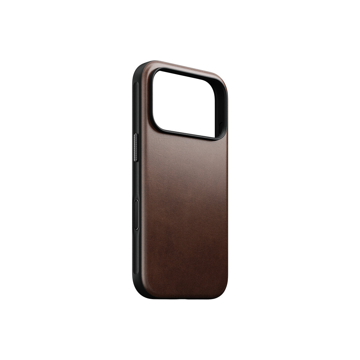 Kožený kryt pro iPhone 18 Pro/17 Pro Nomad Modern Leather Case Horween - rustic brown (tmavě hnědá)
