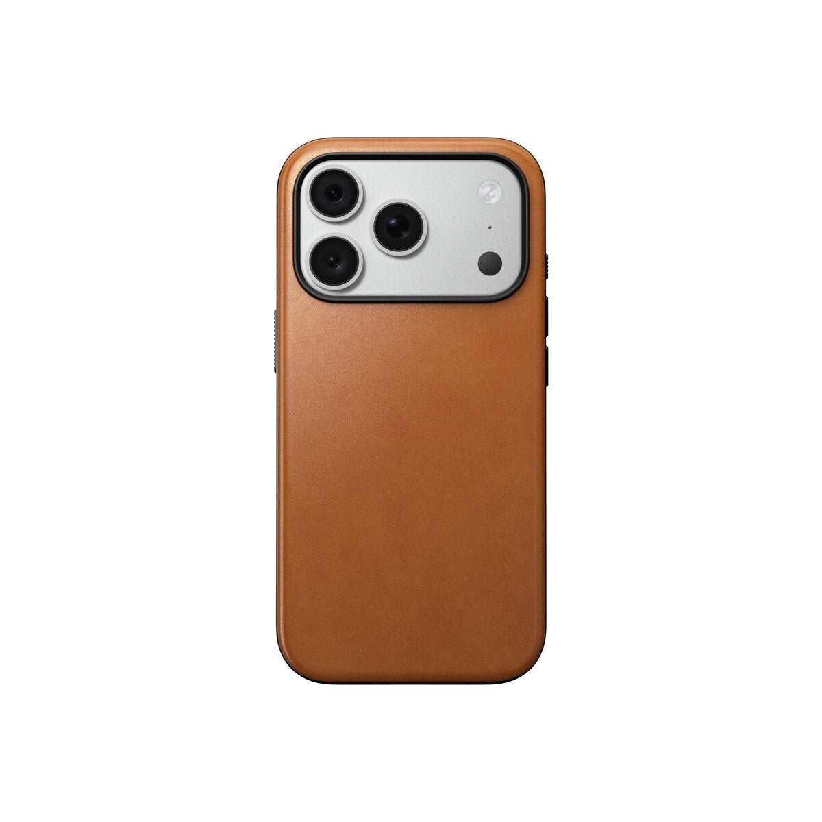 Kožený kryt pro iPhone 18 Pro/17 Pro Nomad Modern Leather Case Horween - saddle (hnědá)