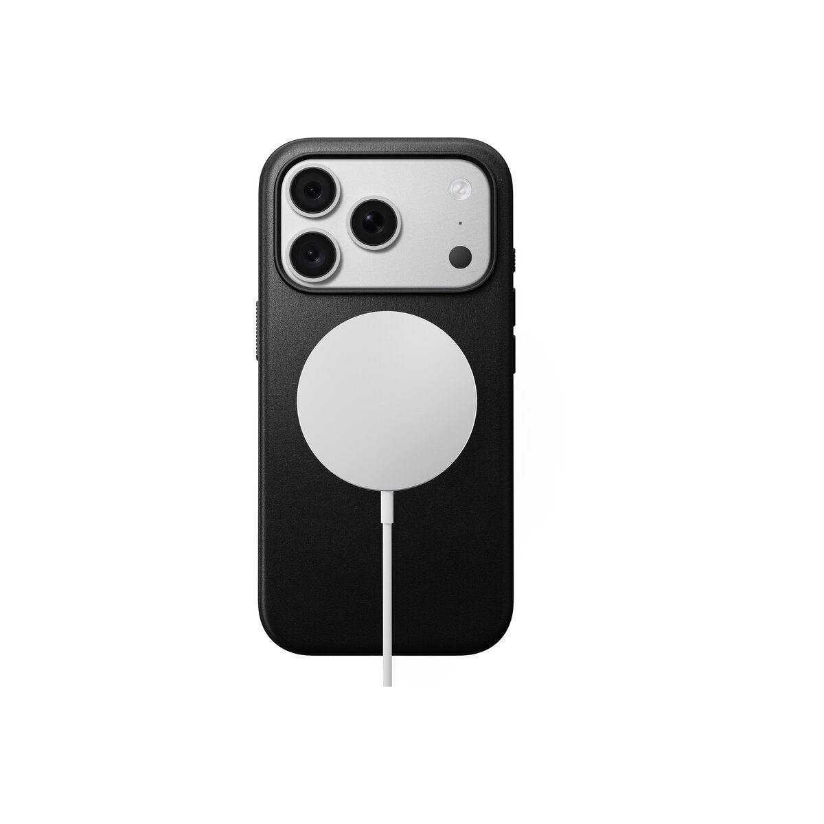 Kožený kryt pro iPhone 18 Pro/17 Pro Nomad Modern Leather Case - černá