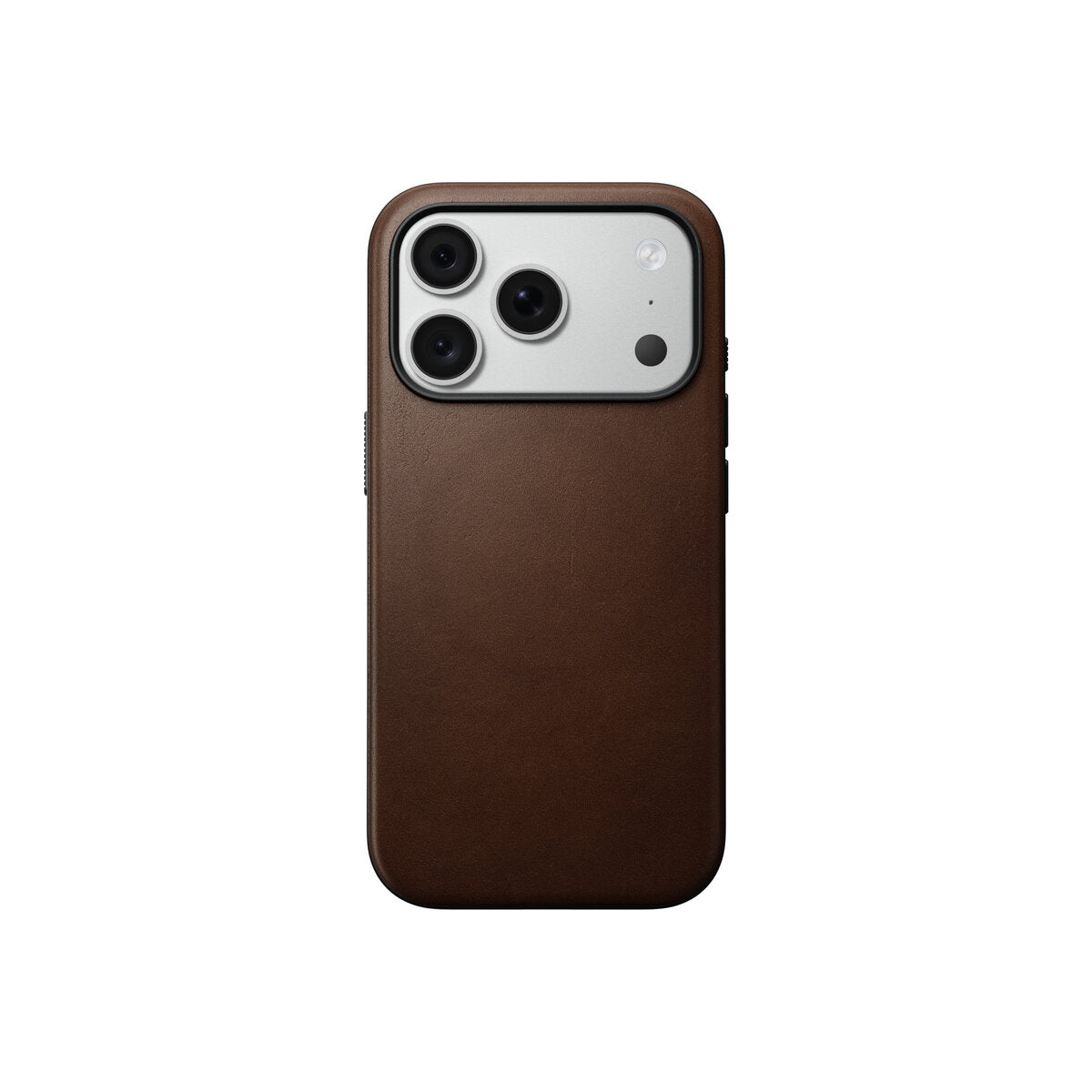 Kožený kryt pro iPhone 18 Pro/17 Pro Nomad Modern Leather Case - hnědá