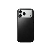 Kožený kryt pro iPhone 18 Pro Max/17 Pro Max Nomad Modern Leather Case Horween - černá