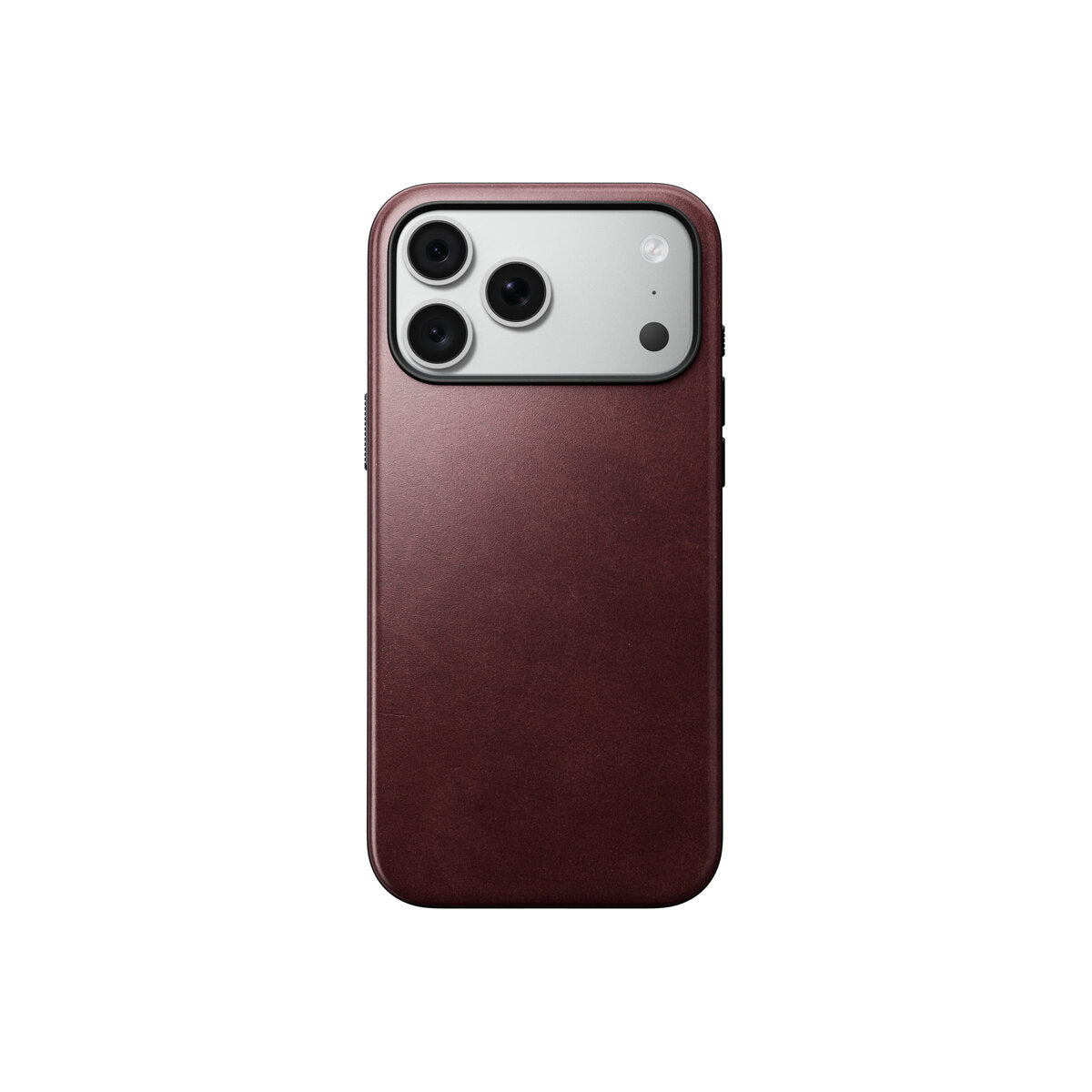 Kožený kryt pro iPhone 18 Pro Max/17 Pro Max Nomad Modern Leather Case Horween - burgundy (vínová)