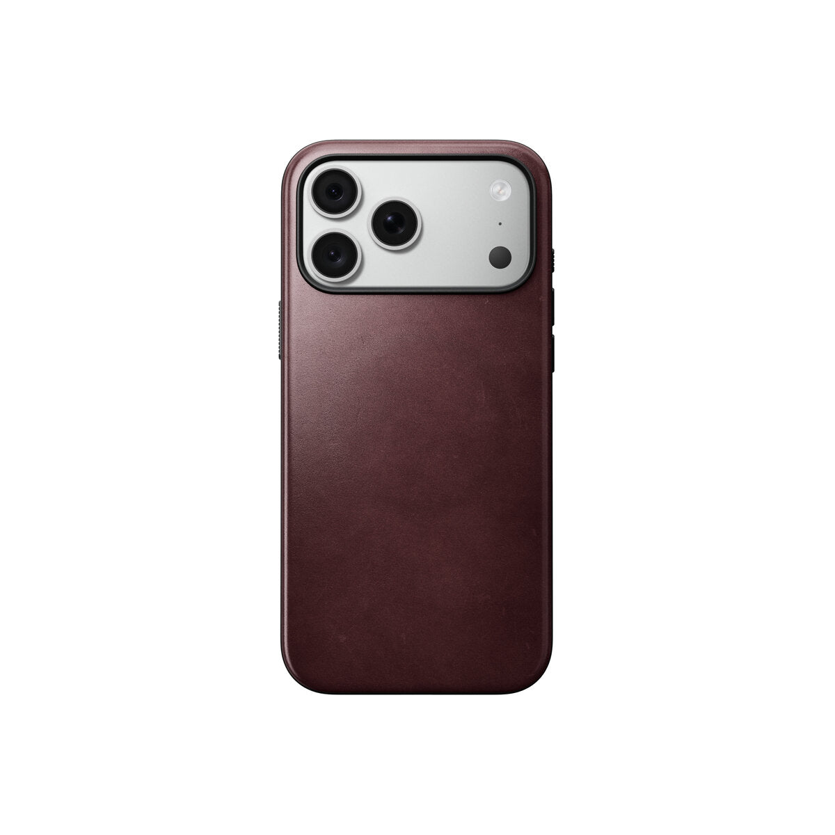 Kožený kryt pro iPhone 18 Pro Max/17 Pro Max Nomad Modern Leather Case Horween - burgundy (vínová)