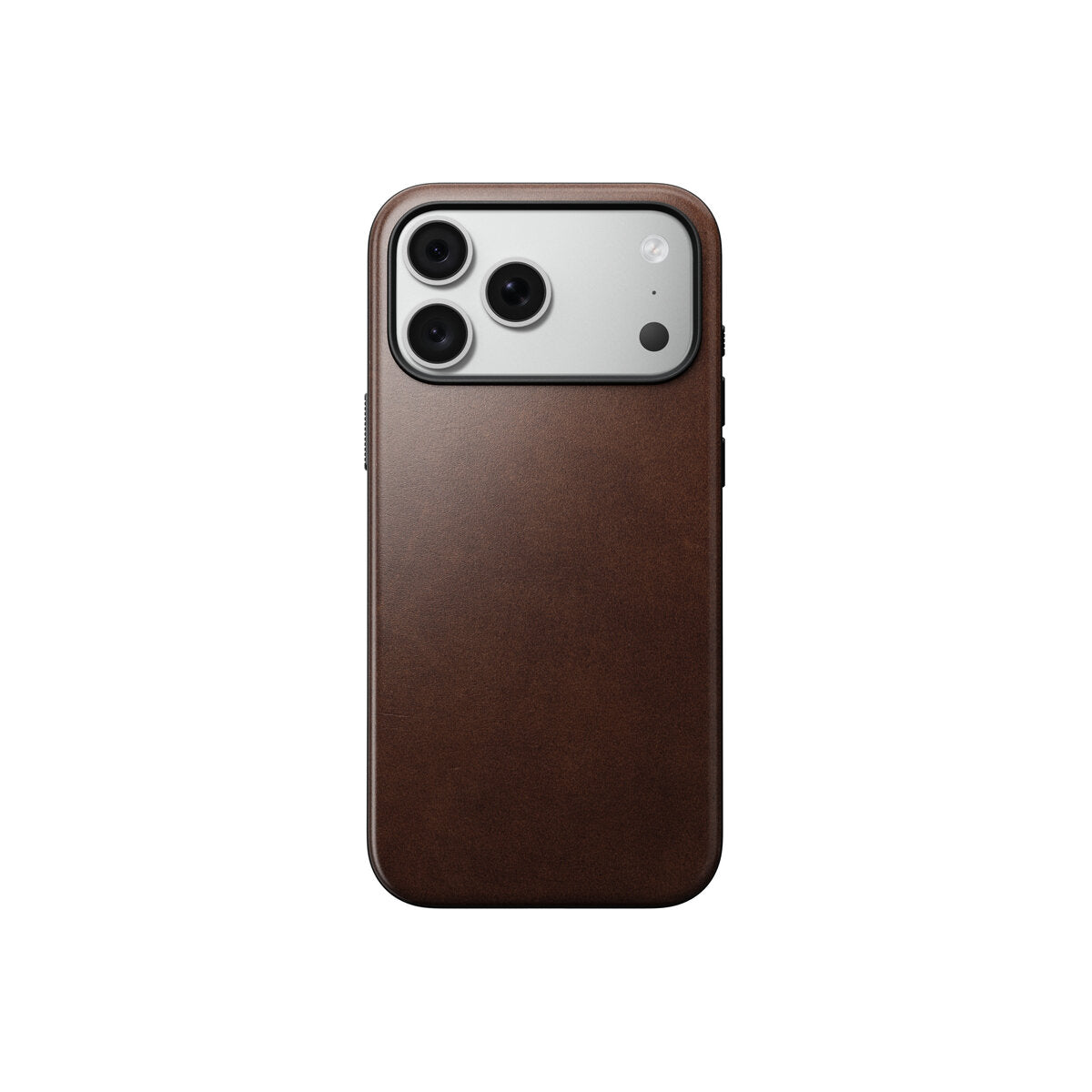 Kožený kryt pro iPhone 18 Pro Max/17 Pro Max Nomad Modern Leather Case Horween - rustic brown (tmavě hnědá)
