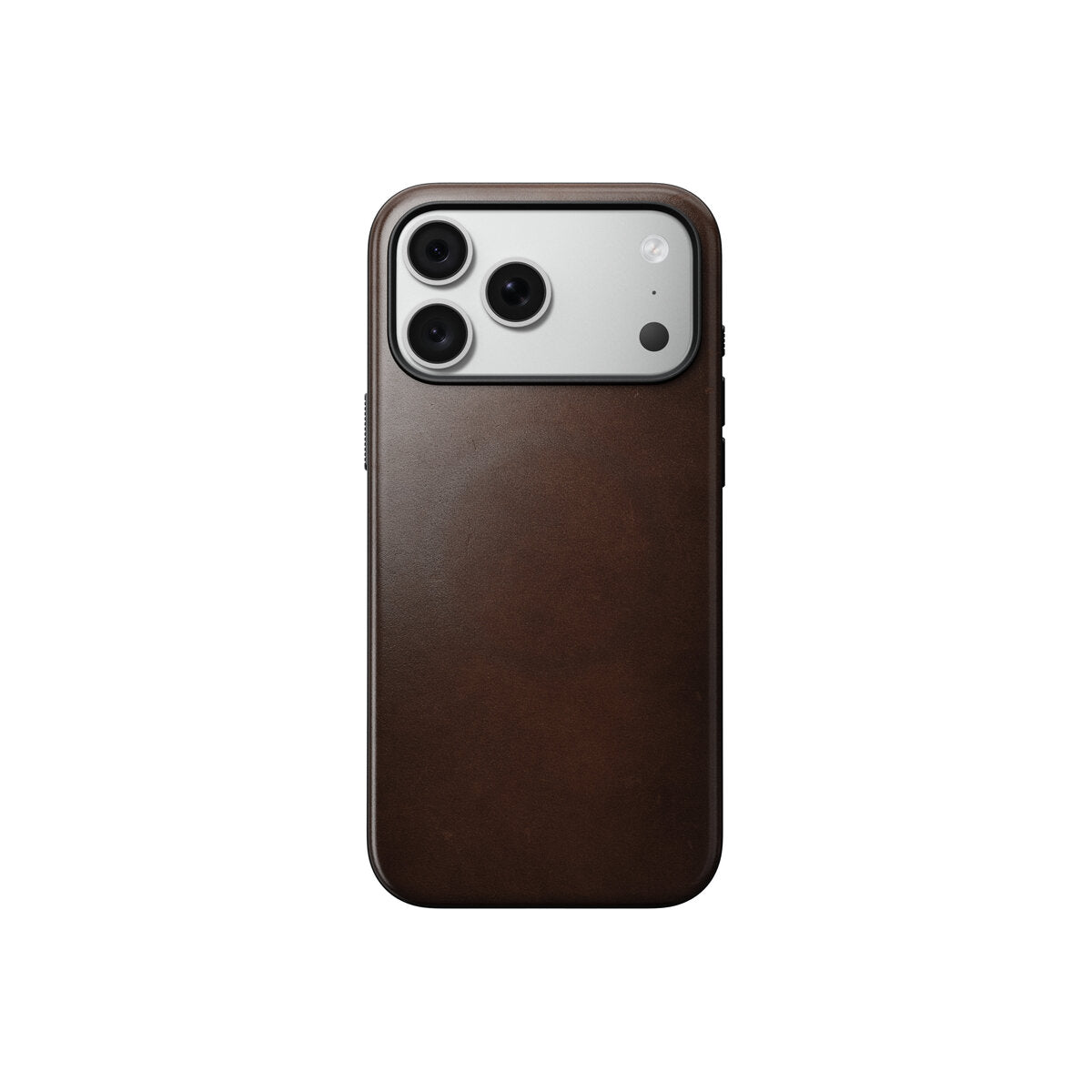 Kožený kryt pro iPhone 18 Pro Max/17 Pro Max Nomad Modern Leather Case Horween - rustic brown (tmavě hnědá)