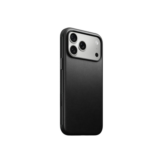 Kožený kryt pro iPhone 18 Pro Max/17 Pro Max Nomad Modern Leather Case - černá