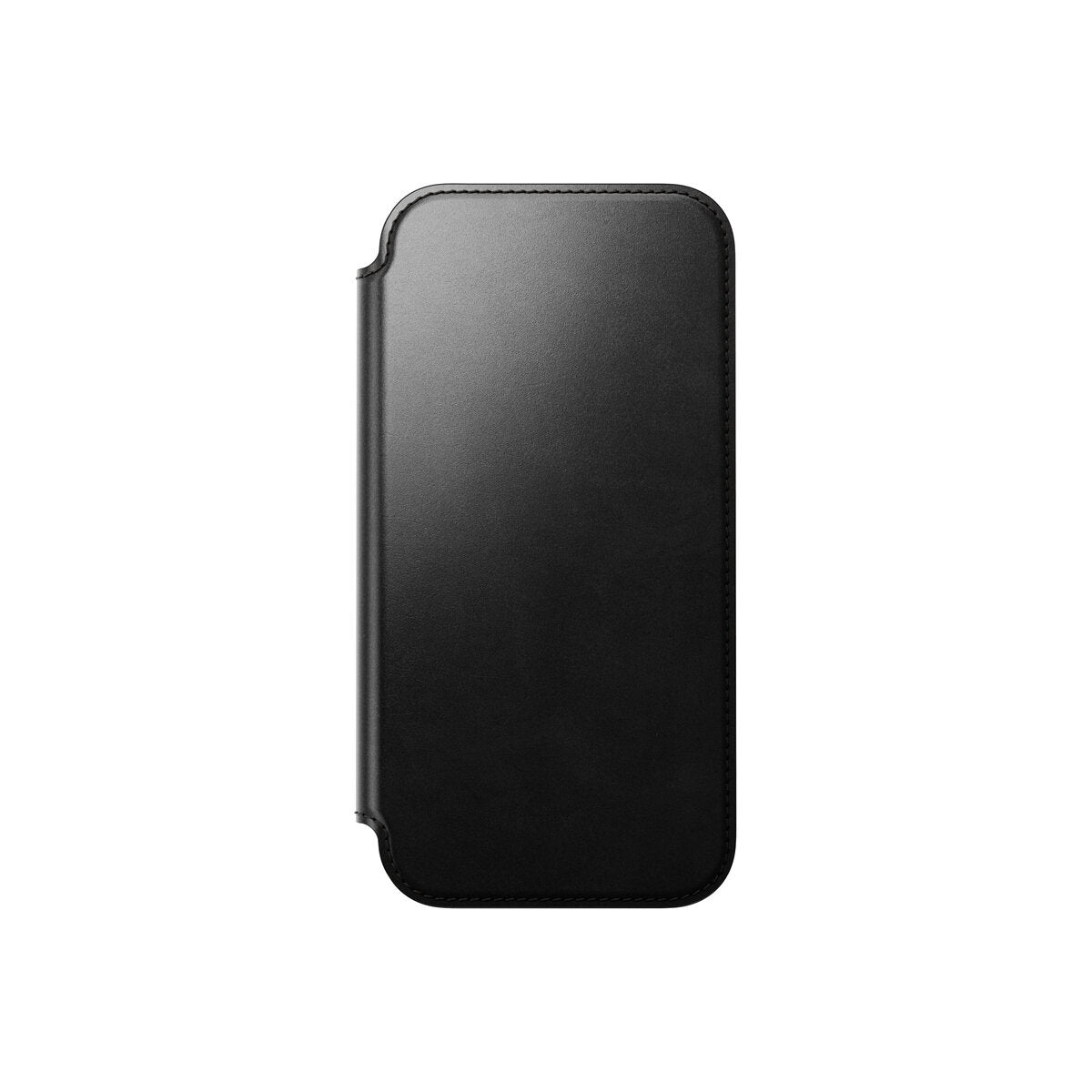 Kožené flipové pouzdro pro iPhone 18 Pro Max/17 Pro Max Nomad Modern Leather Folio Horween - černá