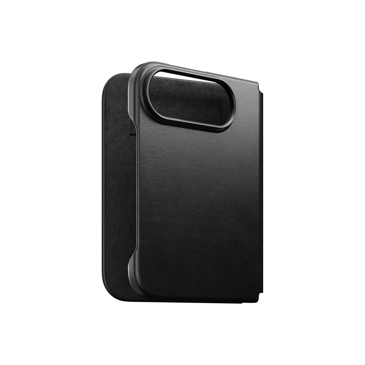 Kožené flipové pouzdro pro iPhone Duo Nomad Traditional Leather Folio Horween - černá