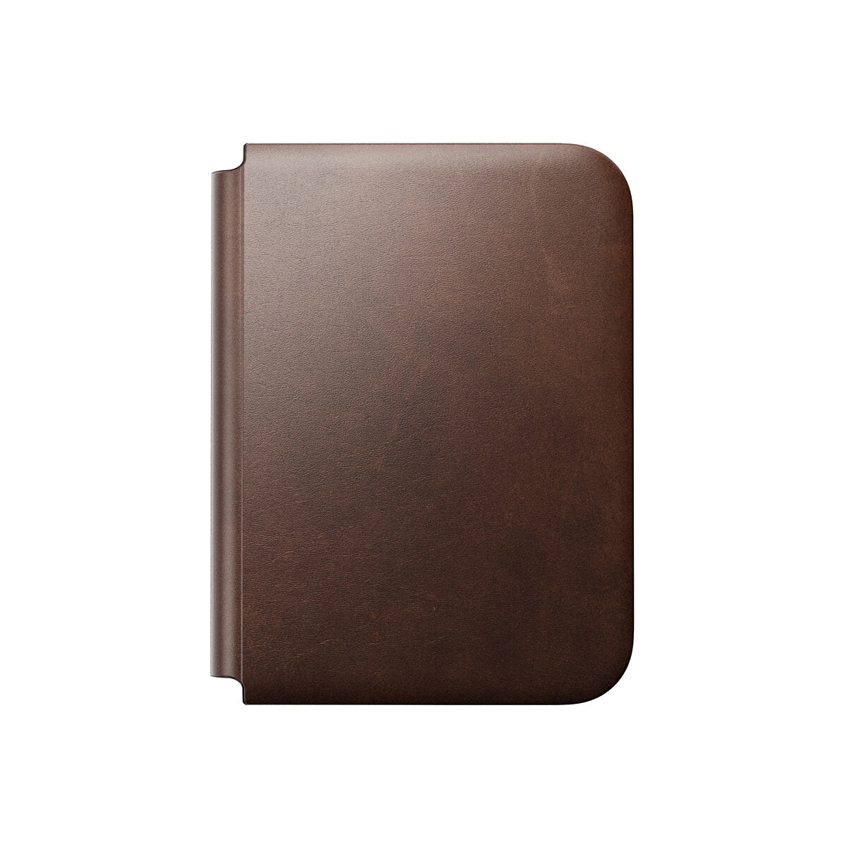 Kožené flipové pouzdro pro iPhone Duo Nomad Traditional Leather Folio Horween - rustic brown (tmavě hnědá)