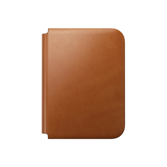 Kožené flipové pouzdro pro iPhone Duo Nomad Traditional Leather Folio Horween - saddle (hnědá)
