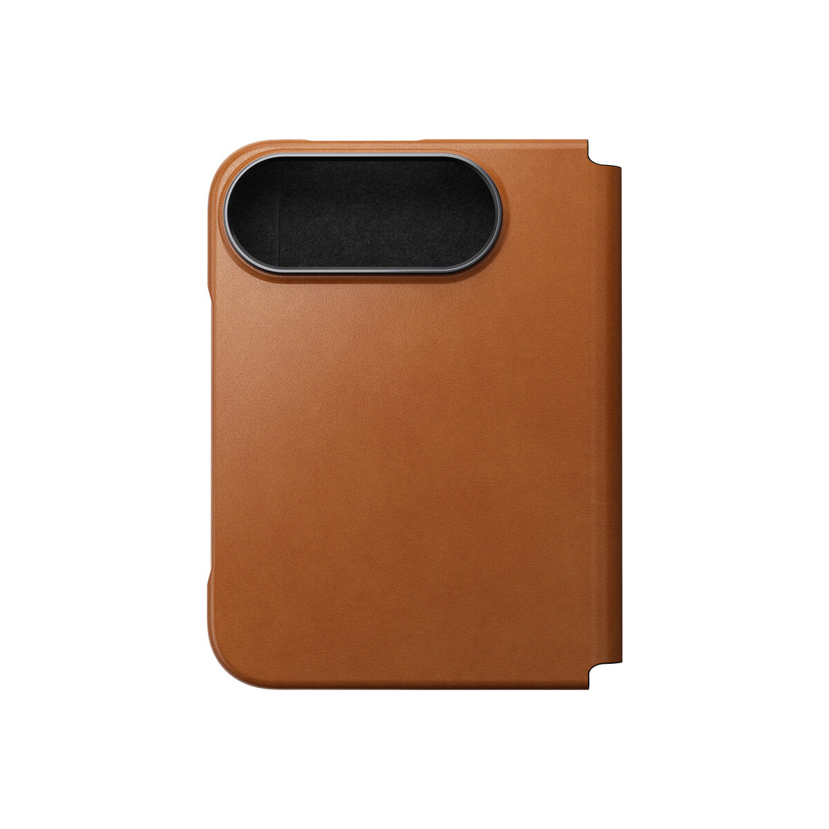 Kožené flipové pouzdro pro iPhone Duo Nomad Traditional Leather Folio Horween - saddle (hnědá)