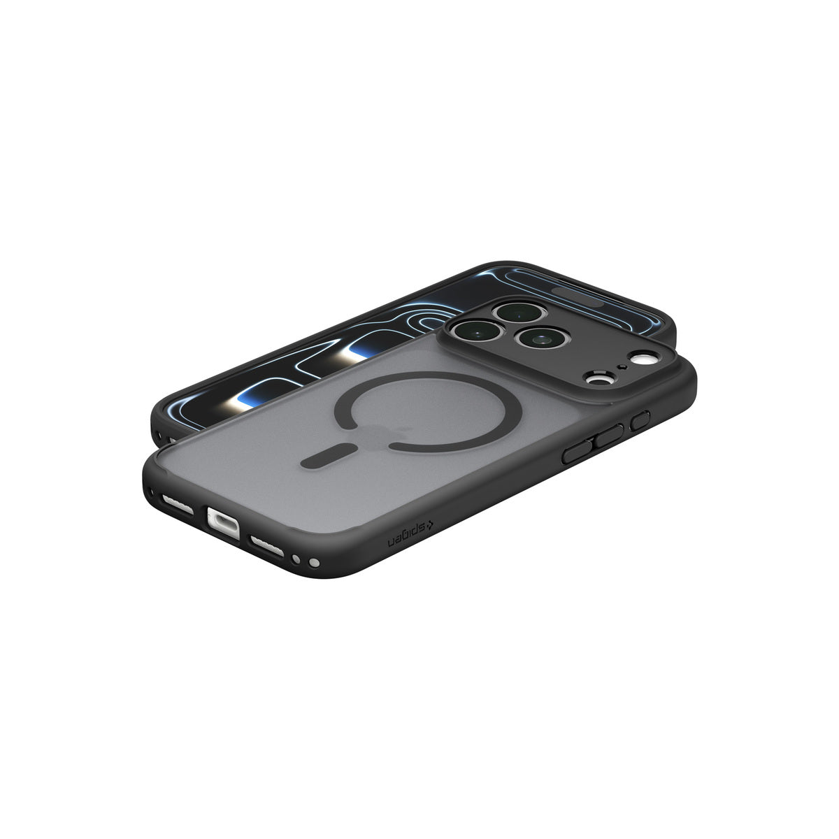MagSafe kryt pro iPhone 18 Pro Max/17 Pro Max Spigen Ultra Hybrid MagSafe - matovaná černá (frost)
