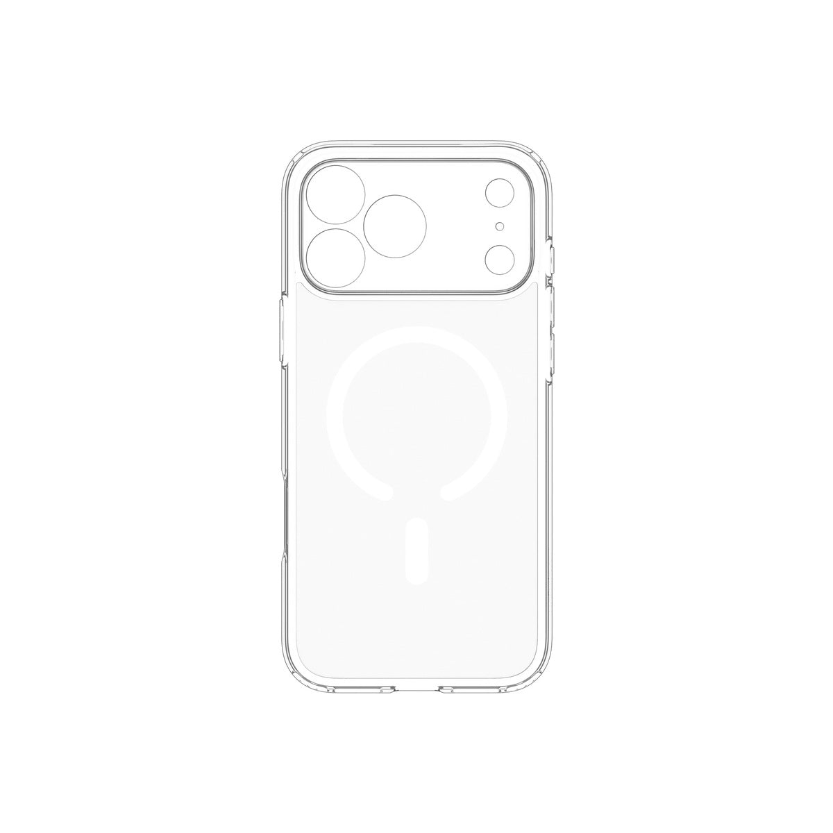 MagSafe kryt pro iPhone 18 Pro Max/17 Pro Max Spigen Ultra Hybrid MagSafe - matovaná bílá (frost)