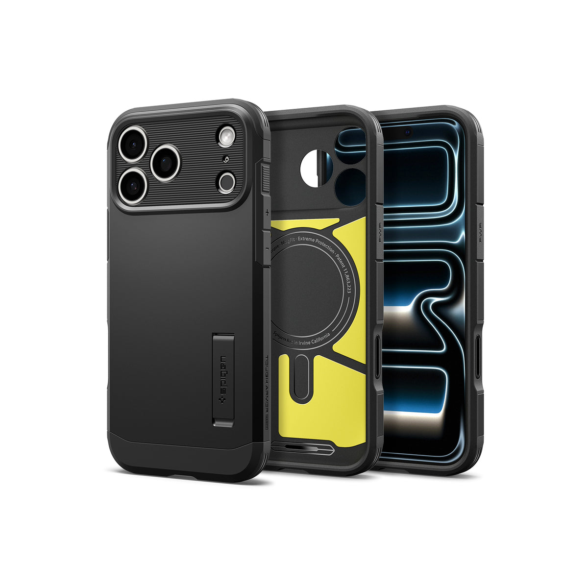 MagSafe kryt pro iPhone 18 Pro Max/17 Pro Max Spigen Tough Armor T MagSafe - černá