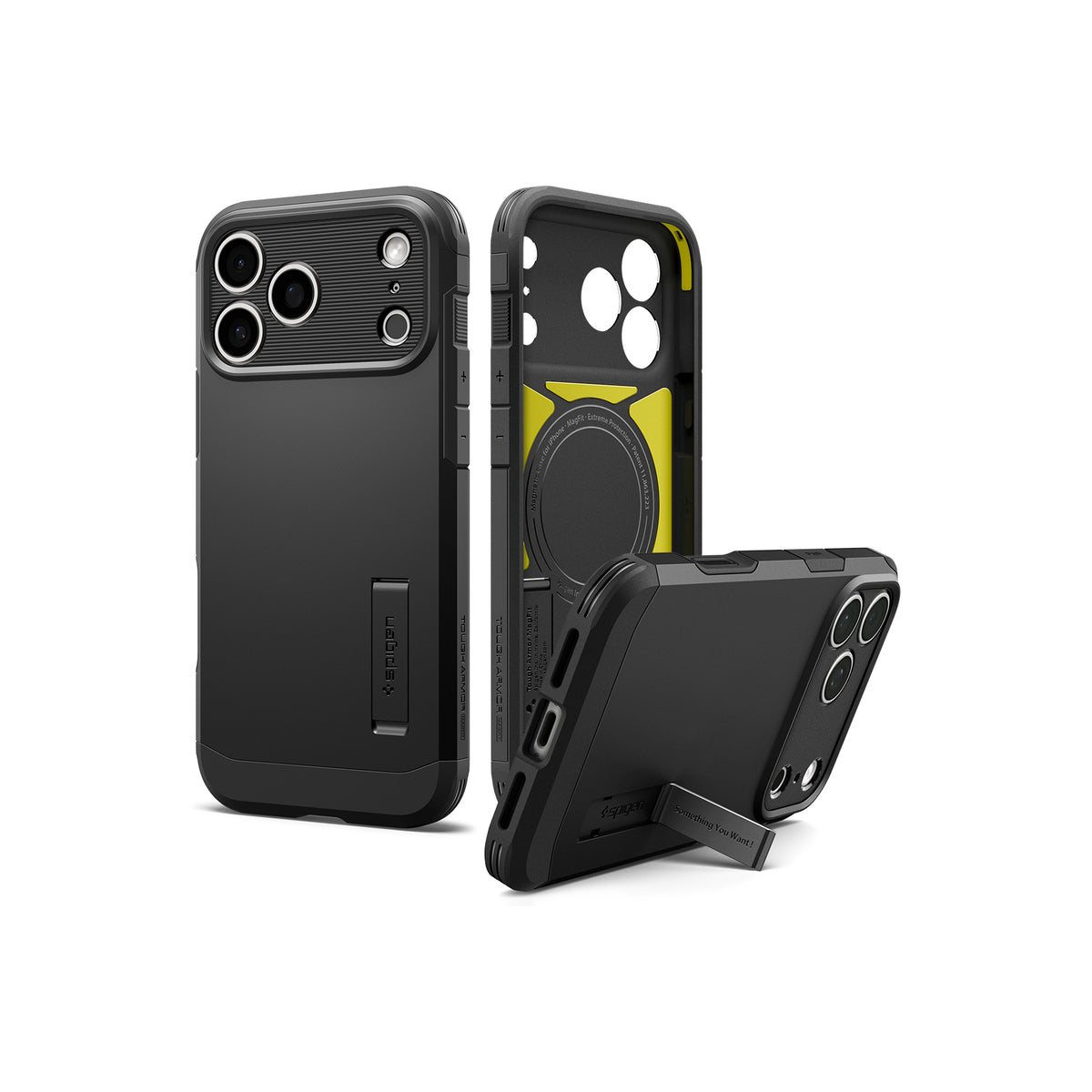 MagSafe kryt pro iPhone 18 Pro Max/17 Pro Max Spigen Tough Armor T MagSafe - černá