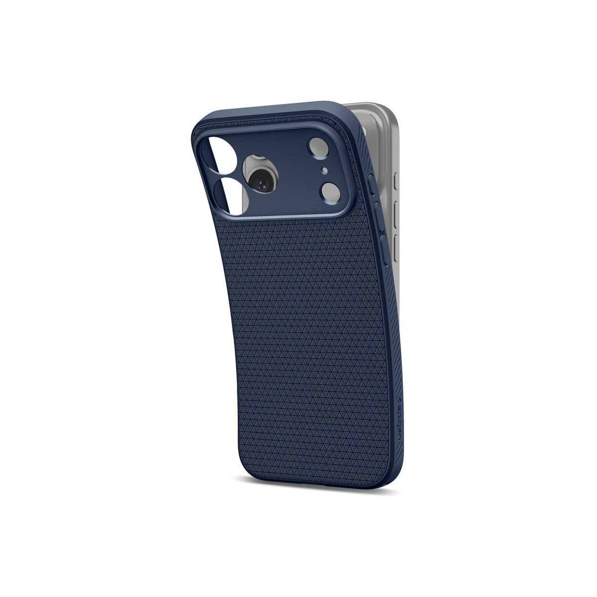 Kryt pro iPhone 18 Pro/17 Pro Spigen Liquid Air - námořnická modrá
