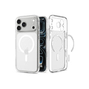 MagSafe kryt pro iPhone 18 Pro/17 Pro Spigen Ultra Hybrid MagSafe - matovaná bílá (frost)