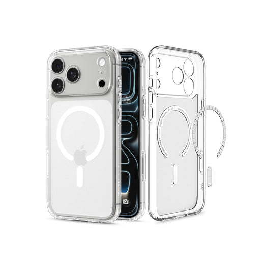 MagSafe kryt pro iPhone 18 Pro/17 Pro Spigen Ultra Hybrid MagSafe - matovaná bílá (frost)