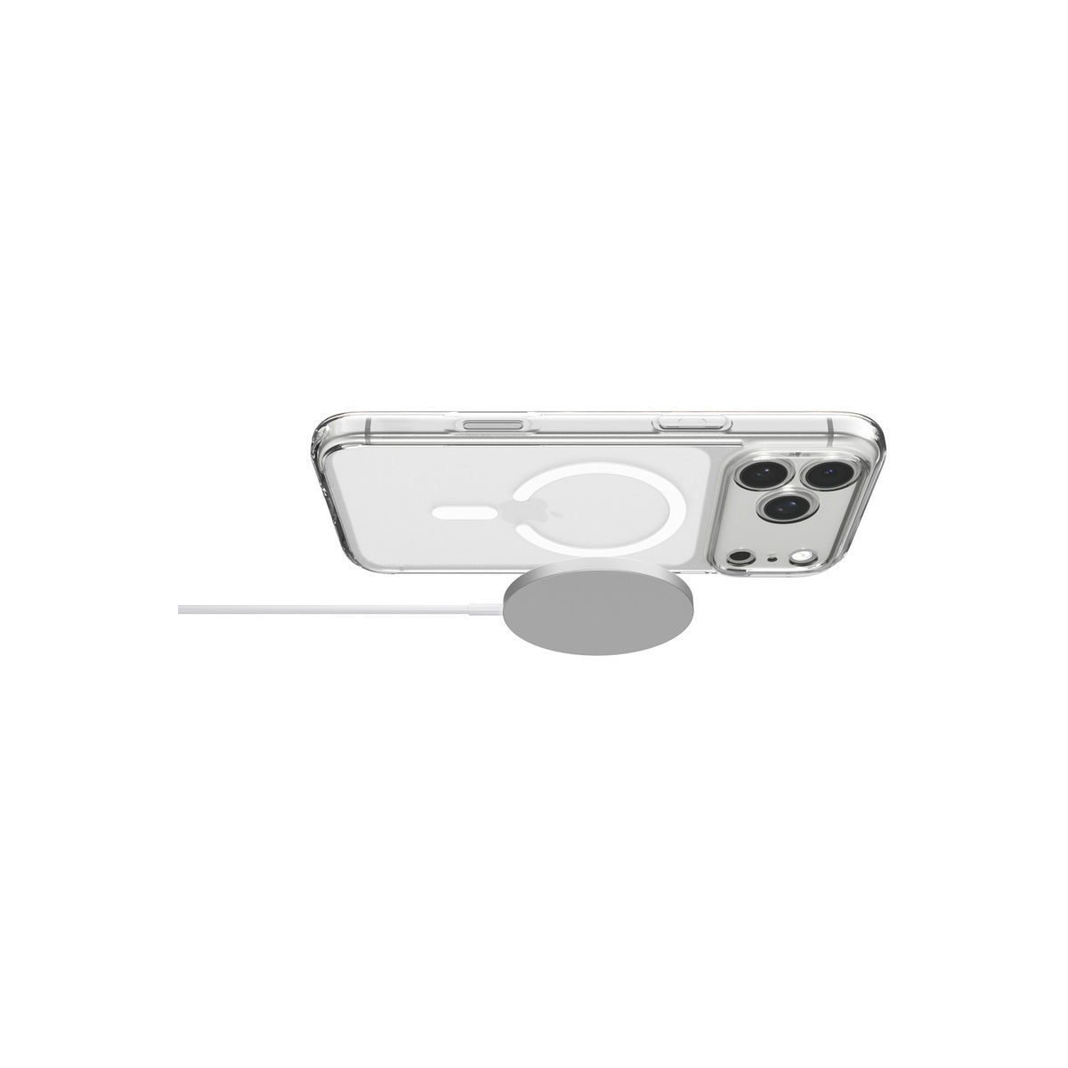 MagSafe kryt pro iPhone 18 Pro/17 Pro Spigen Ultra Hybrid MagSafe - matovaná bílá (frost)