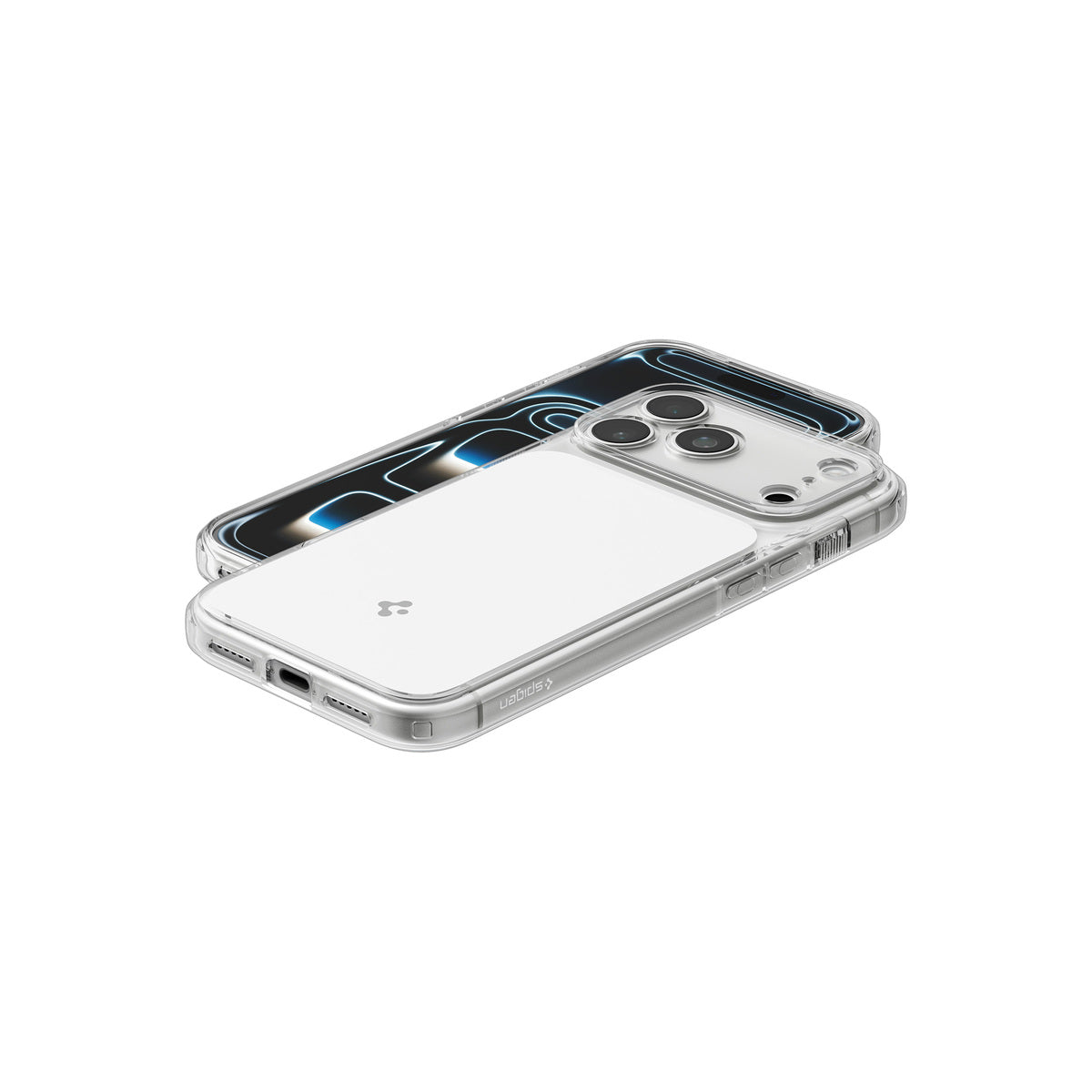 MagSafe kryt pro iPhone 18 Pro/17 Pro Spigen Ultra Hybrid T MagSafe - lesklá bílá