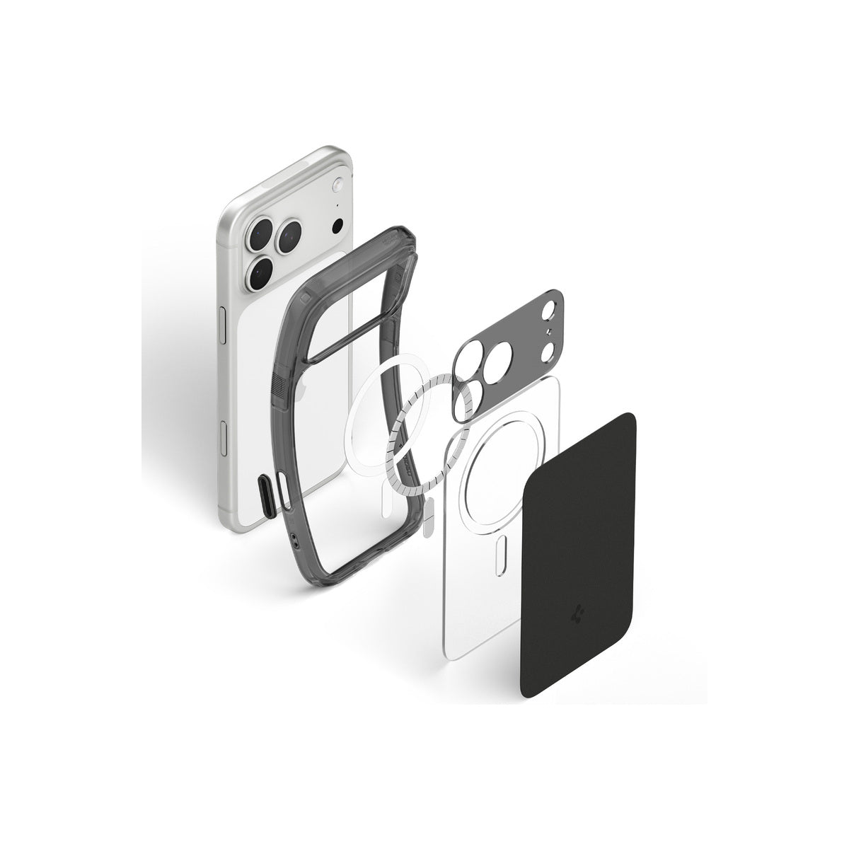 MagSafe kryt pro iPhone 18 Pro/17 Pro Spigen Ultra Hybrid T MagSafe - matná černá
