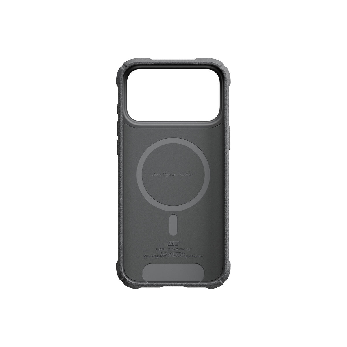 Kryt pro iPhone 18 Pro Max Pitaka Cairn Case - černý/šedý