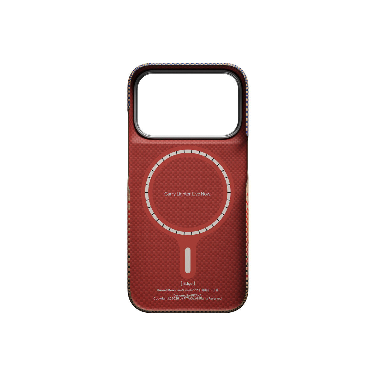 Kryt pro iPhone 18 Pro Pitaka Edge Case - sunset