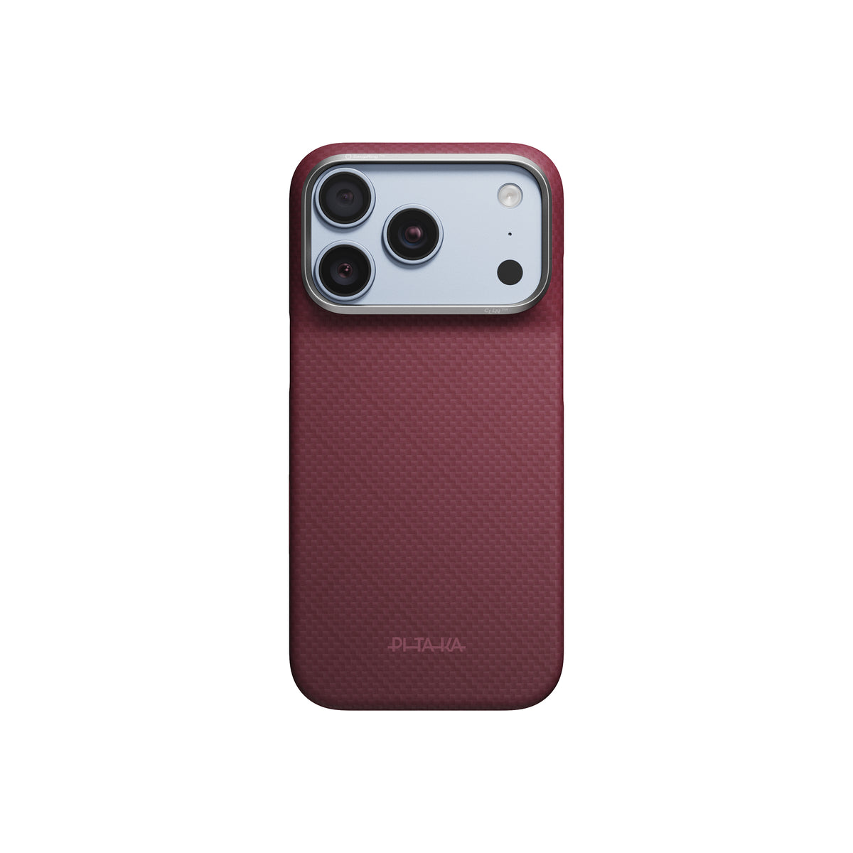Kryt pro iPhone 18 Pro Pitaka Edge Case Argyle - burgundy