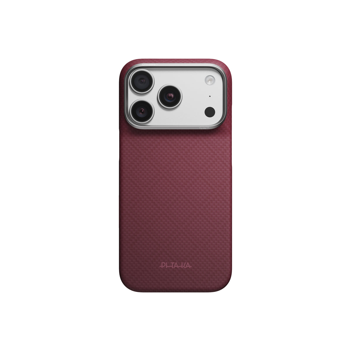 Kryt pro iPhone 18 Pro Pitaka Edge Case Argyle - burgundy
