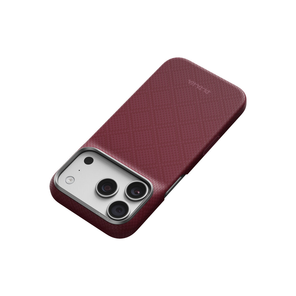 Kryt pro iPhone 18 Pro Pitaka Edge Case Argyle - burgundy