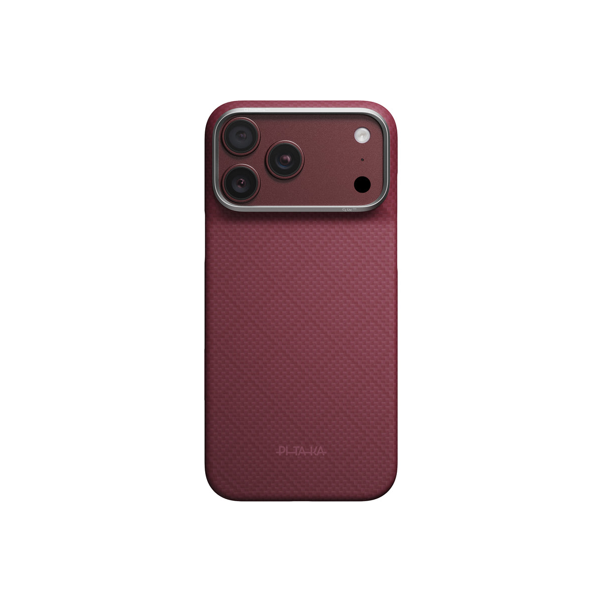 Kryt pro iPhone 18 Pro Max Pitaka Edge Case Argyle - burgundy