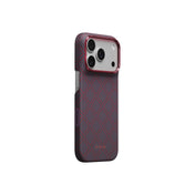Kryt pro iPhone 18 Pro Pitaka Edge Case Argyle - blue's red