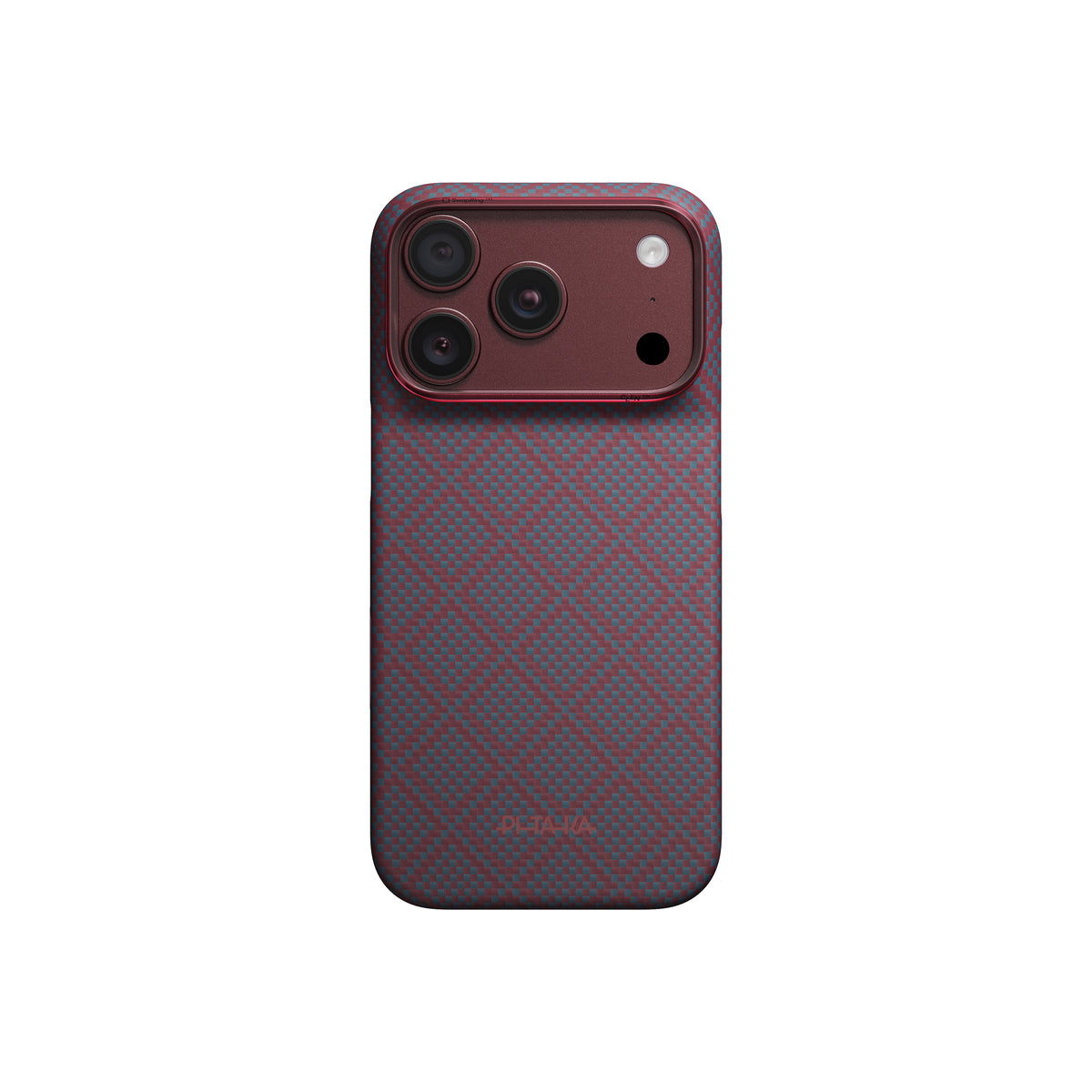 Kryt pro iPhone 18 Pro Pitaka Edge Case Argyle - blue's red