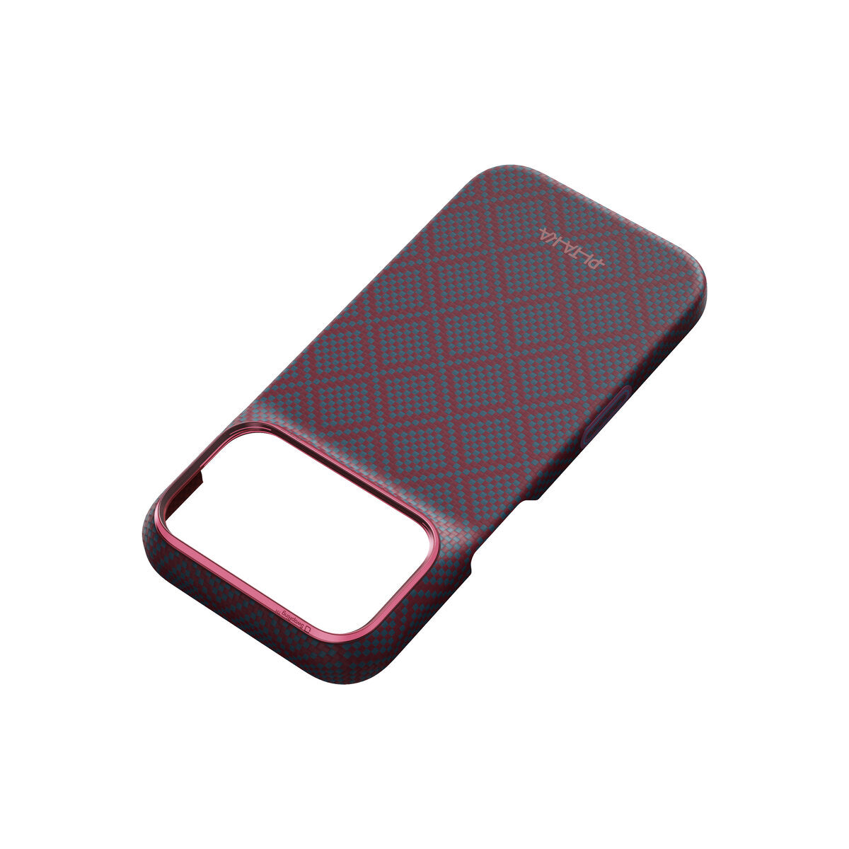 Kryt pro iPhone 18 Pro Pitaka Edge Case Argyle - blue's red