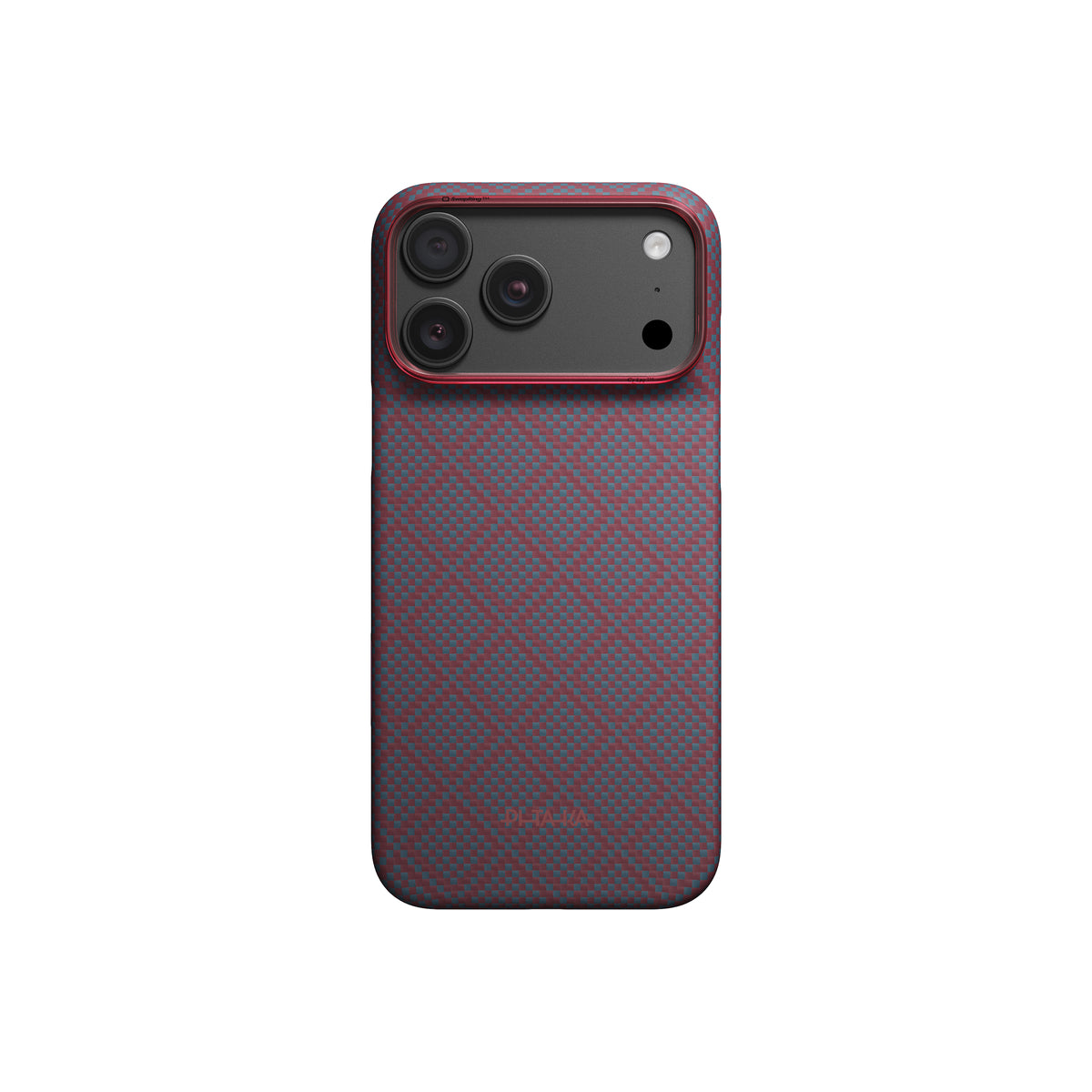 Kryt pro iPhone 18 Pro Max Pitaka Edge Case Argyle - blue's red