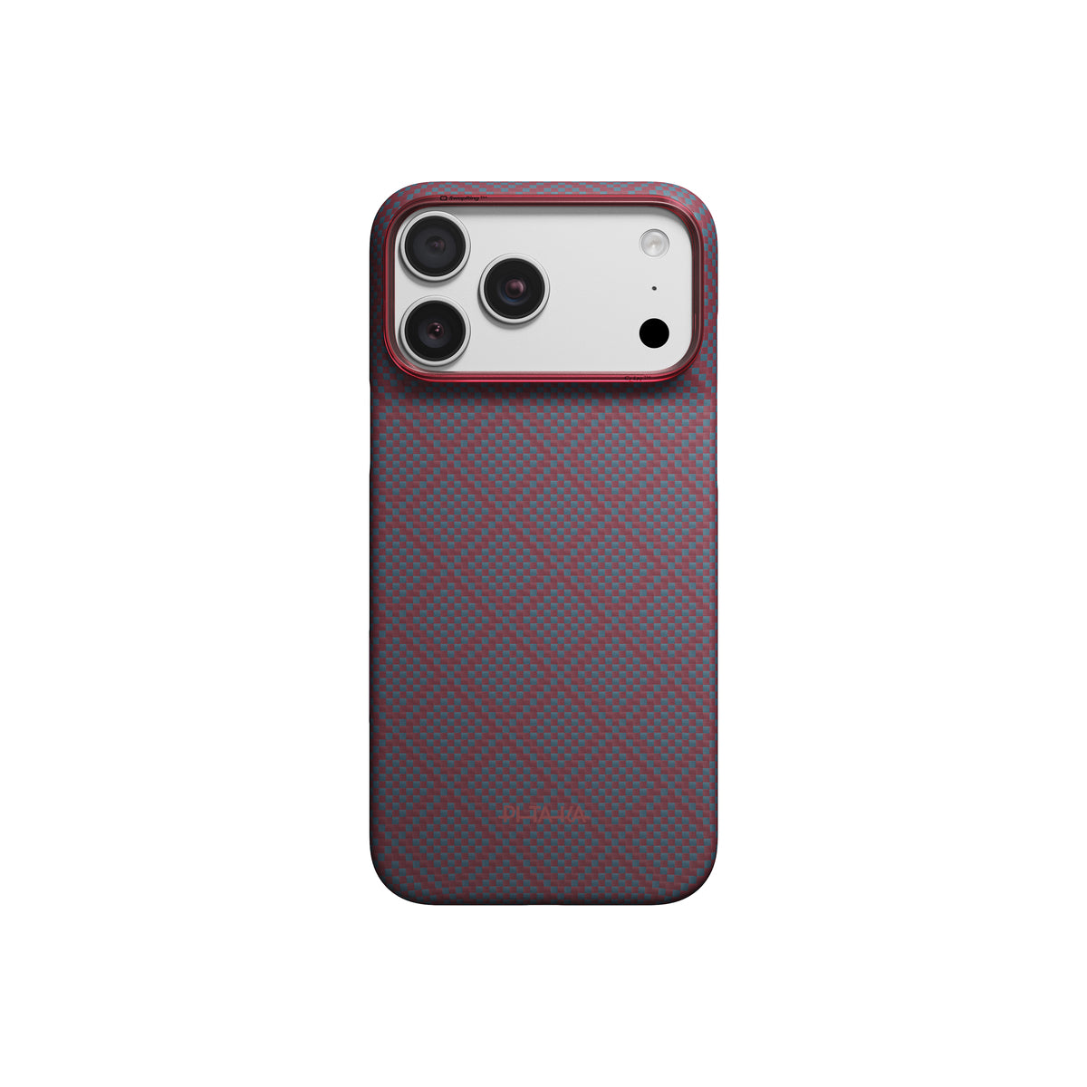 Kryt pro iPhone 18 Pro Max Pitaka Edge Case Argyle - blue's red