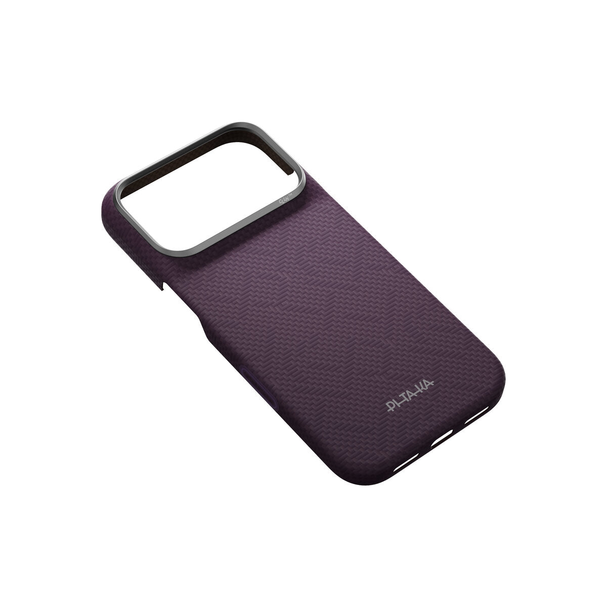 Kryt pro iPhone 18 Pro Pitaka Edge Case PTK Weaving - charoite purple