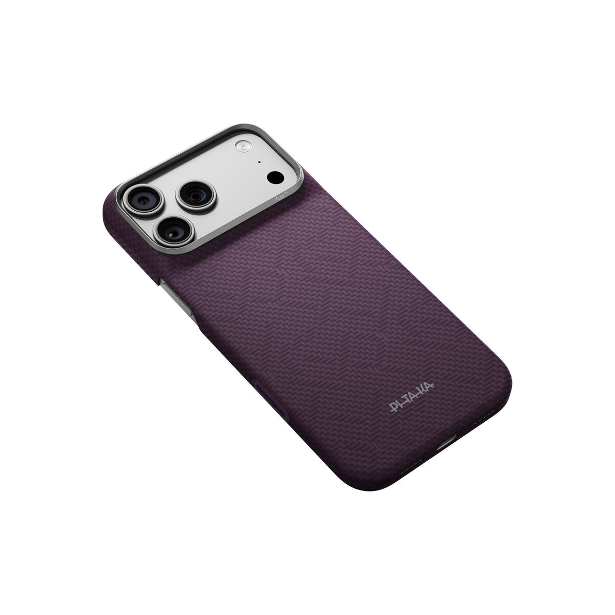 Kryt pro iPhone 18 Pro Max Pitaka Edge Case PTK Weaving - charoite purple