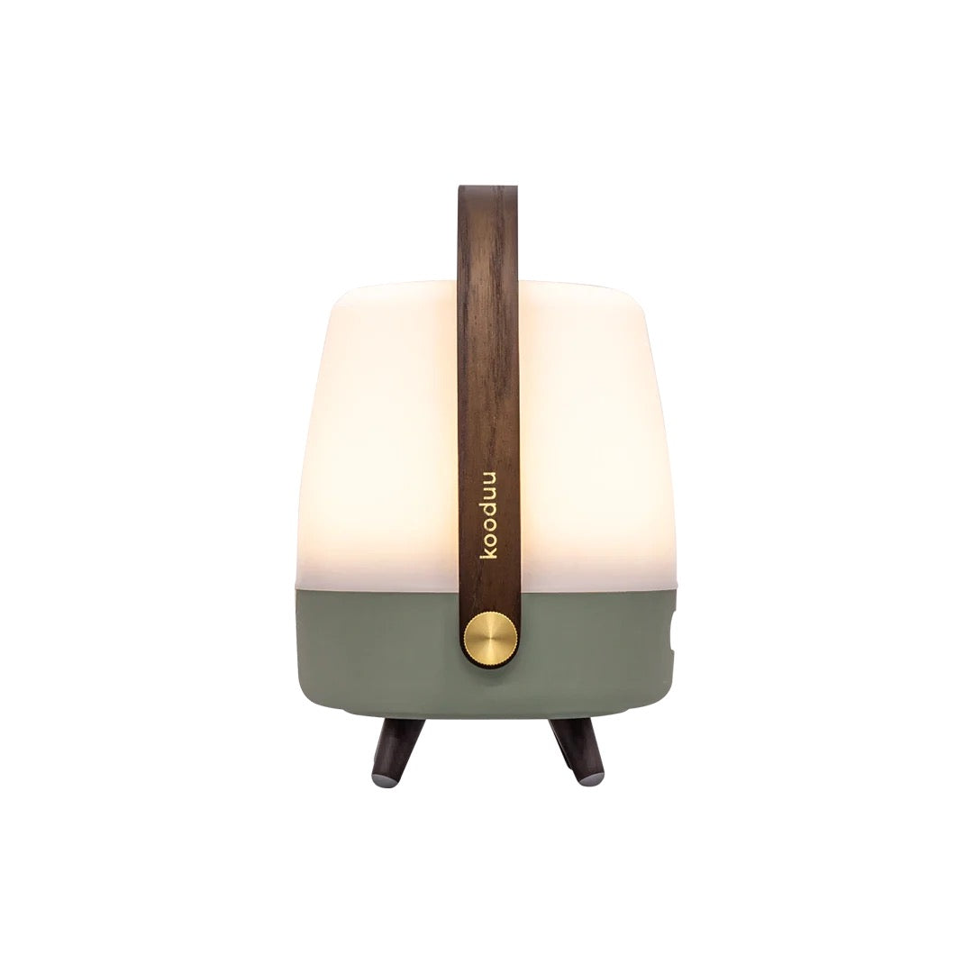 Designová lampa s reproduktorem Kooduu Lite-up Play Mini - Petroleum