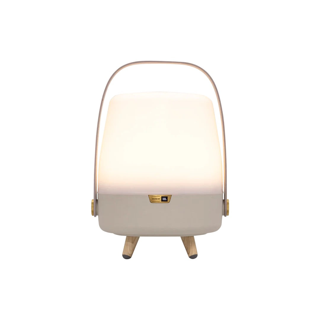 Designová lampa s reproduktorem Kooduu Lite-up Play Mini - Sand