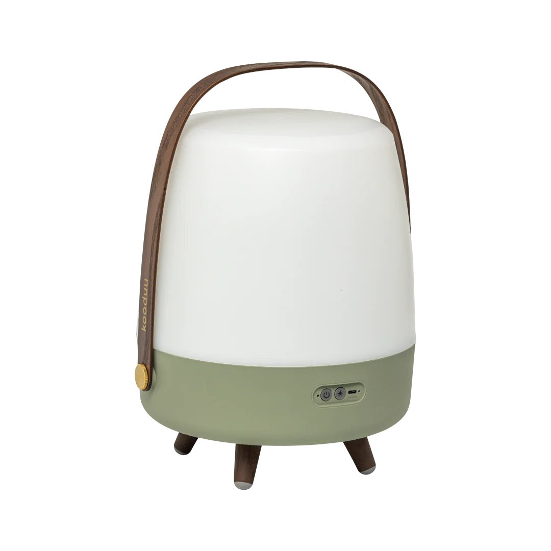 Designová lampa s reproduktorem Kooduu Lite-up Play - Petroleum