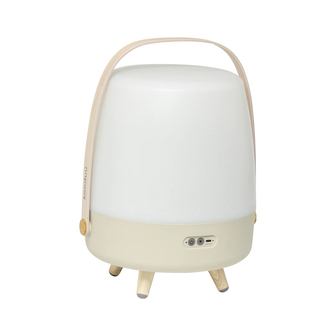 Designová lampa s reproduktorem Kooduu Lite-up Play - Sand