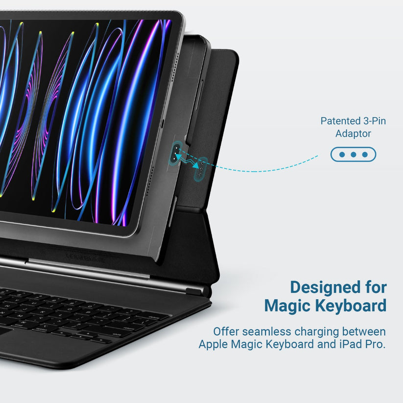 Kryt na iPad Pro 12,9" (22/21) Pitaka MagEZ 2 - černý - bonami.click