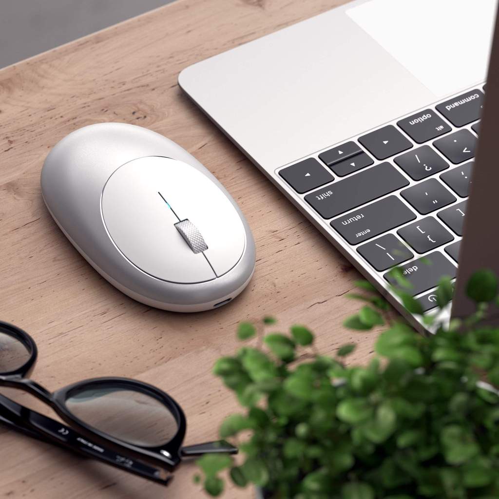Bezdrátová myš Satechi M1 Bluetooth - stříbrná - bonami.click
