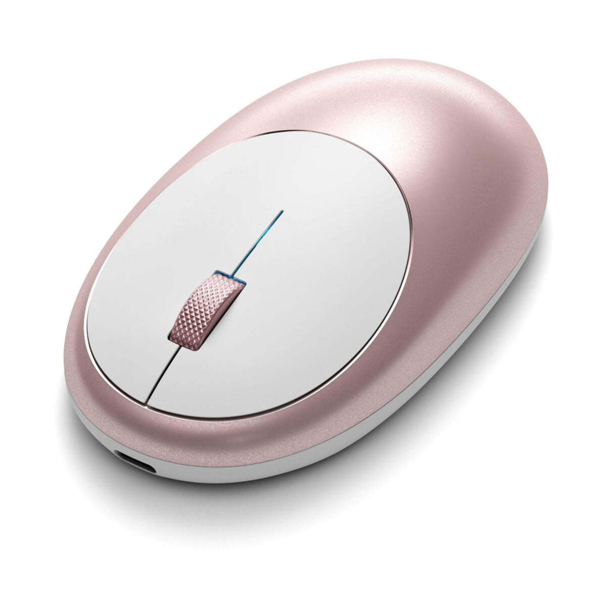 Ergonomická bezdrátová myš Satechi M1 - růžová - bonami.click