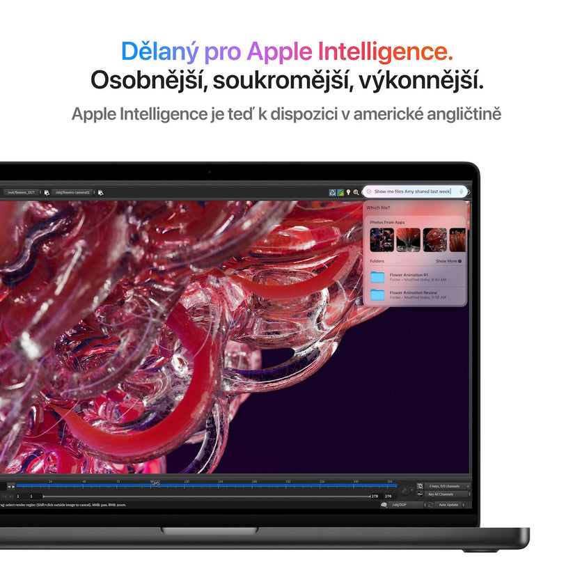 MacBook Pro 14,2", Apple M4 10jádrové CPU, 10jádrové GPU, 16GB, 512GB SSD, CZ - vesmírně černý - bonami.click