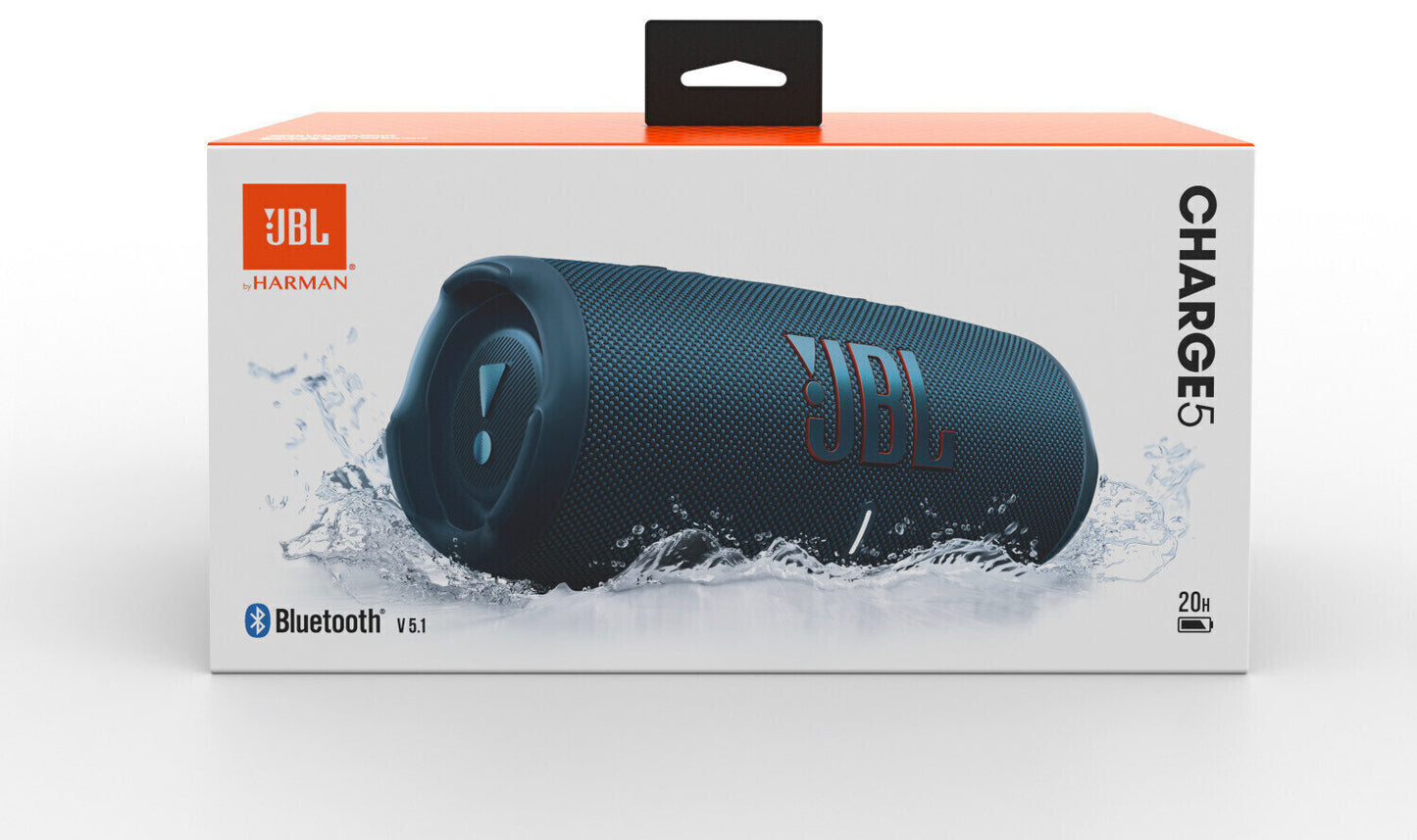 Bezdrátový reproduktor JBL Charge 5 - modrý - bonami.click