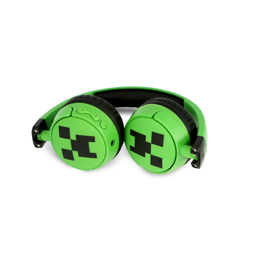 Dětská bezdrátová sluchátka OTL Minecraft Creeper Kids - zelená - bonami.click