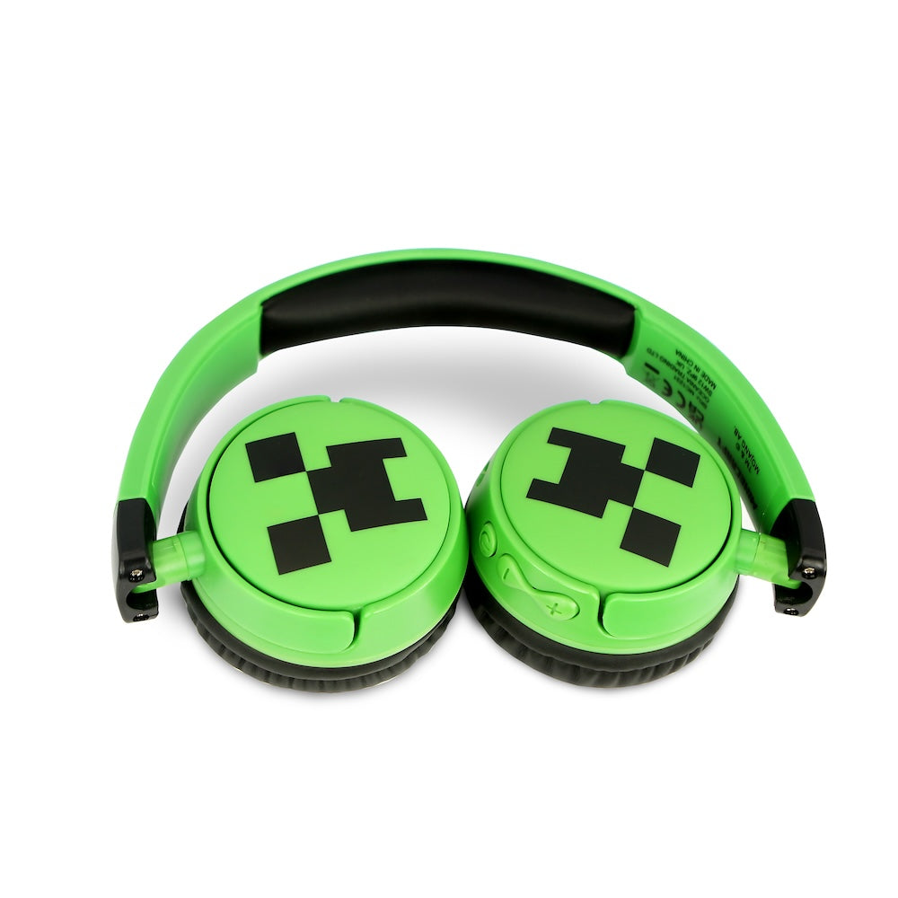 Dětská bezdrátová sluchátka OTL Minecraft Creeper Kids - zelená - bonami.click