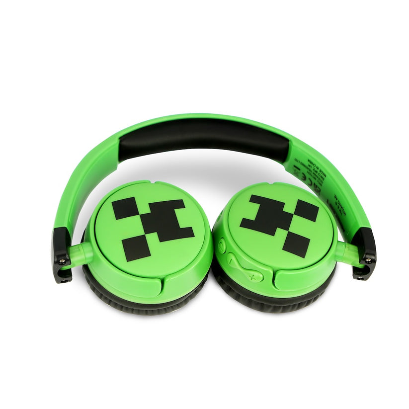 Dětská bezdrátová sluchátka OTL Minecraft Creeper Kids - zelená - bonami.click